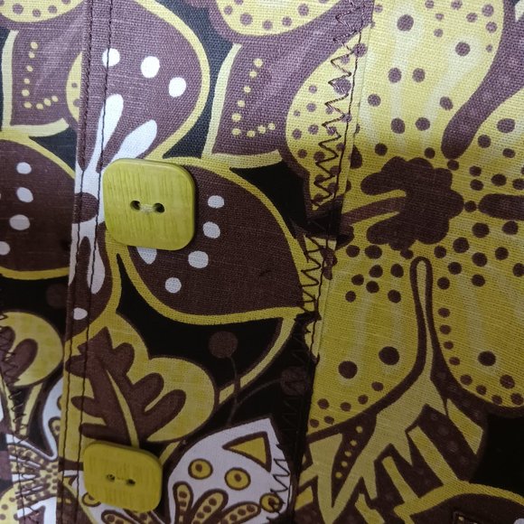 *SALE* NATURAL COTTON VEX Blazer muted tones 3/4 sleeve SZ 14 like new - Picture 6 of 10